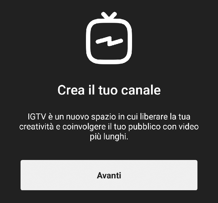 Creare canale su igtv instagram - Daniela Di Marco Web designer